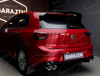 Golf 8 R Difüzör 4 Egzoz - Parlak Siyah