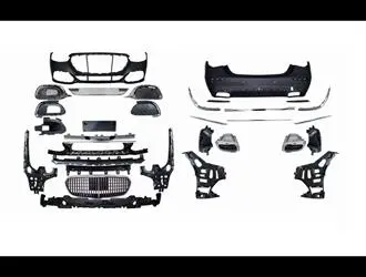 S Serisi W223 (2021-Sonrası) Krom Sis Kapaklı Maybach Body Kit